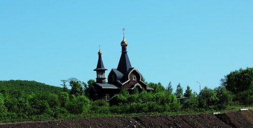 Храм Георгия Победоносца на российско-китайской границе