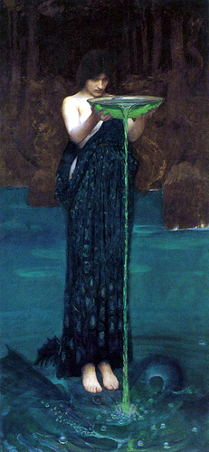  'Circe Invidiosa' by Sir John William Waterhouse