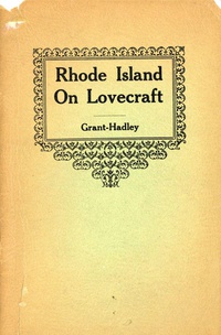 «Rhode Island on Lovecraft»