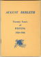 August Derleth: Twenty Years of Writing, 1926-1946