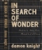 In Search of Wonder