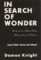 In Search of Wonder