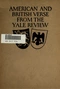 American & British Verse from the Yale Review